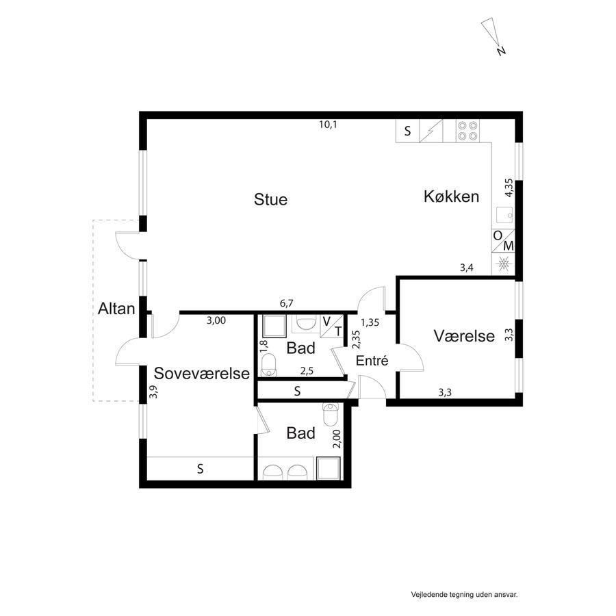 City Lux Apartment With 2 Full Bathrooms 2Tv Kopenhag Dış mekan fotoğraf